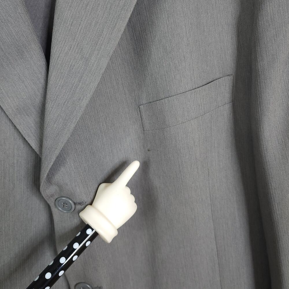 Daniel Hechter Gray Three Button Wool Blazer Size… - image 5